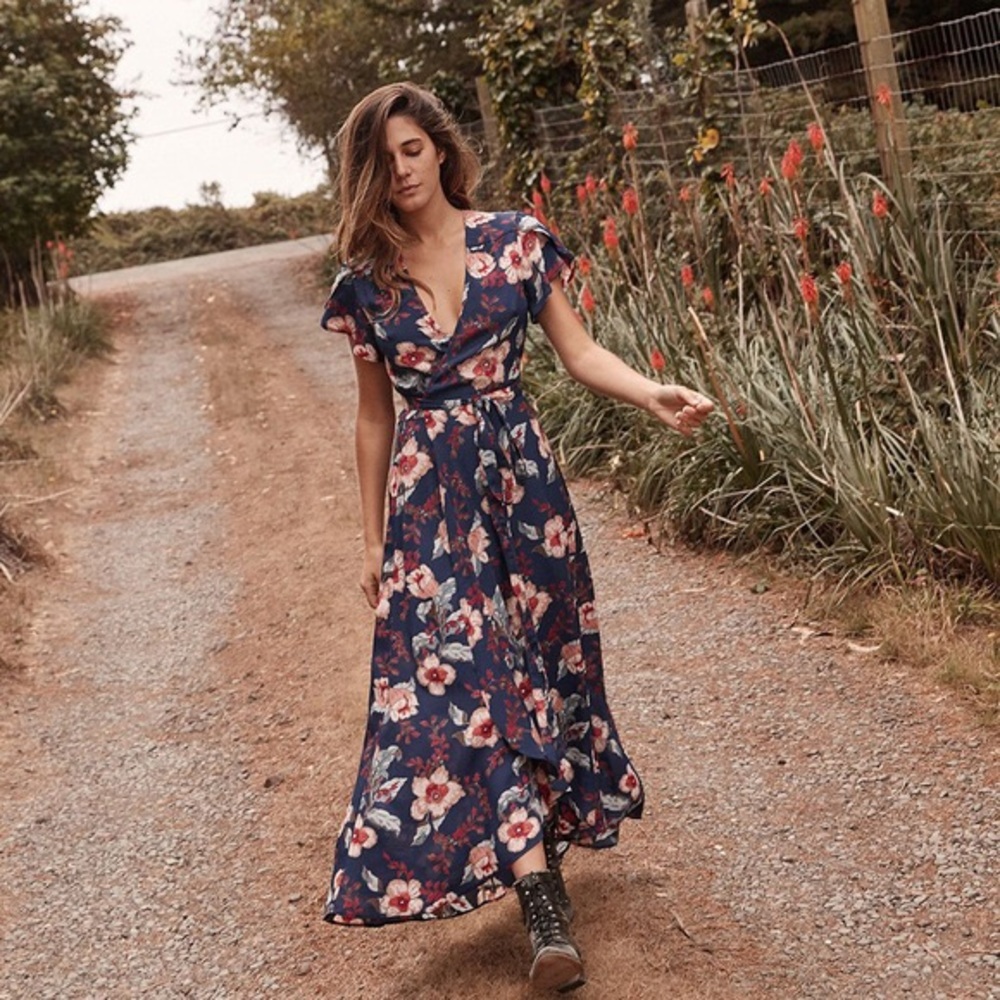 NWT Christy Dawn Dawn Dress in Midnight Anemone